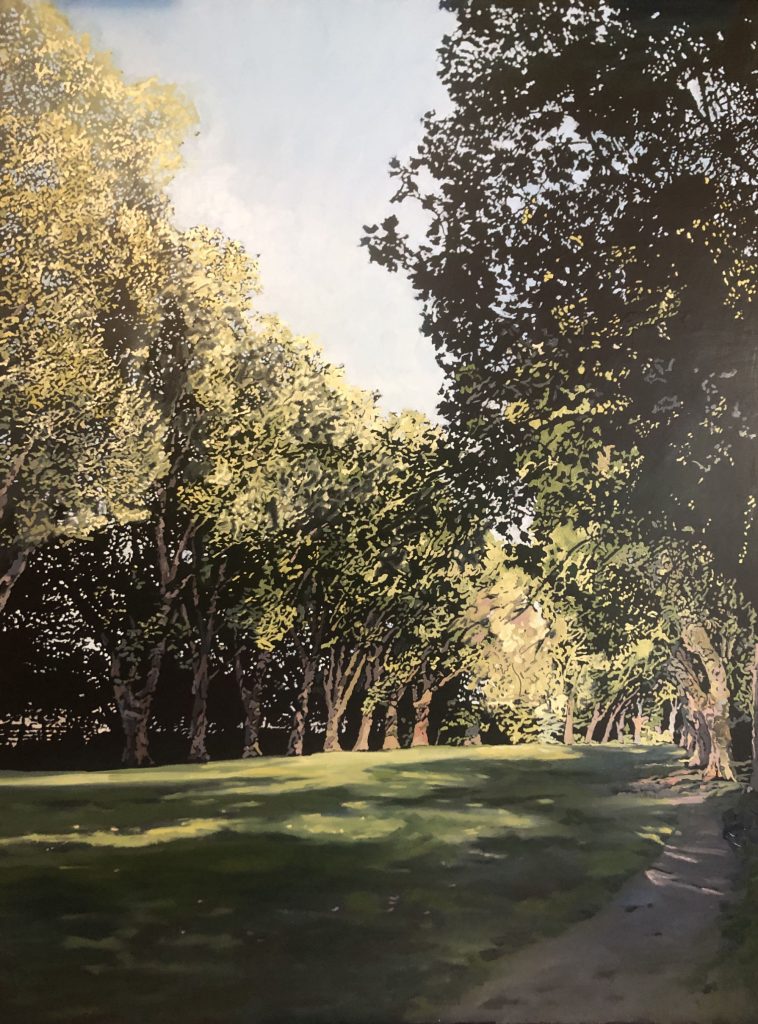 View of Bishop's Park London.